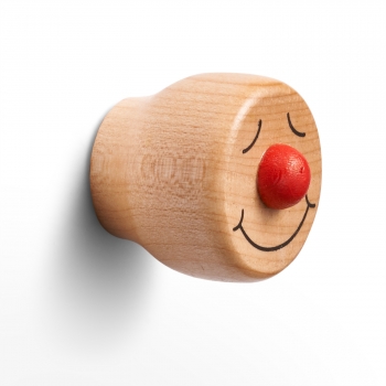 Holzgriff Clown, Seitenansicht