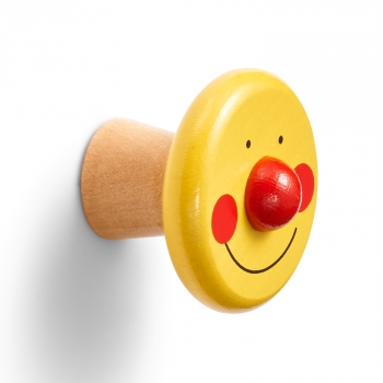 Holzgriff Smiley für Kinder, Seitenansicht