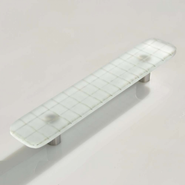 Flacher Glasgriff mit Drahtgeflecht