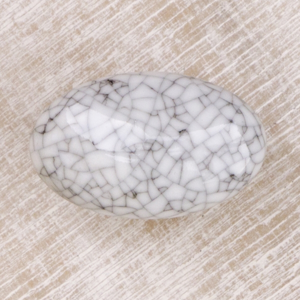 Porzellanknopf Merina Draufsicht